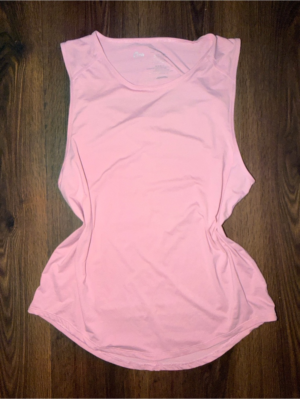 ZYIA Active Horizon Open Back Muscle Tee Size Large